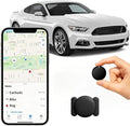 GPS Tracker for Vehicles,Magnetic Waterproof Car Tracker, No Monthly fees, Mini Portable GPS Tracker for Cars, Trucks, Motorcycle, Anti-Theft (GPS Tracker Ear for Apple)