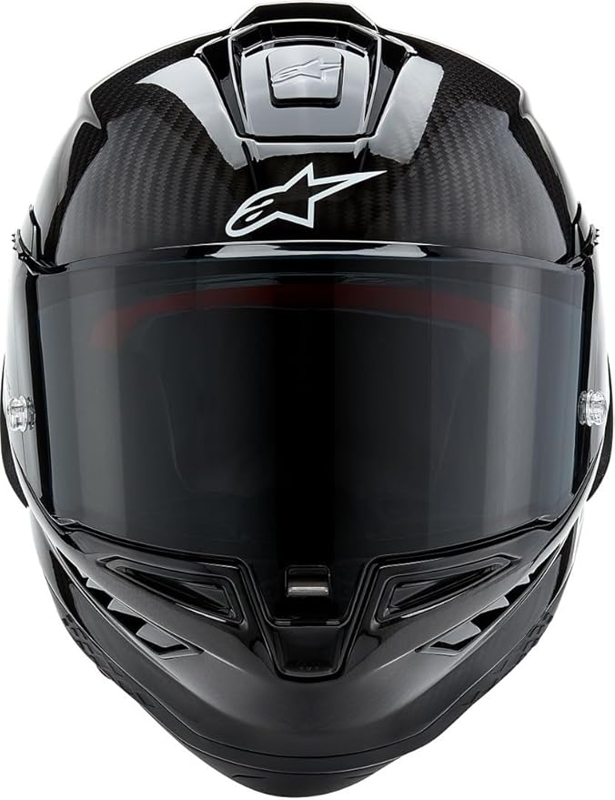 Alpinestars Supertech R10 Solid Helmet, Carbon Shell, CE-Certified, Advanced Ventilation & Fit