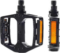 Aluminum Bicycle Pedals, Lightweight Non-Slip, 9/16 Inch, Fits Most Adult Bikes & MTB