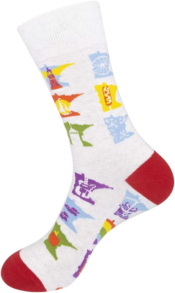 FUNATIC Funny Outdoor Themed Socks for Men Women - Novelty Gifts For Golfing, Fishing, Hunting, Bigfoot, Pickleball, and More