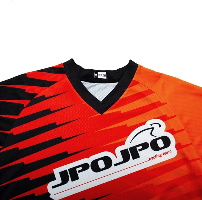Men's Mountain Bike Jersey Long Sleeve MTB Off-Road Motocross Jersey Quick Dry Downhill&Motocross Shirts