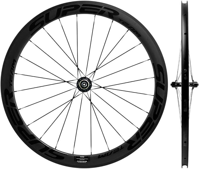 Superteam 50/25mm UD Matte Finish Wheel 700c Carbon Wheelset Tubeless(Black)