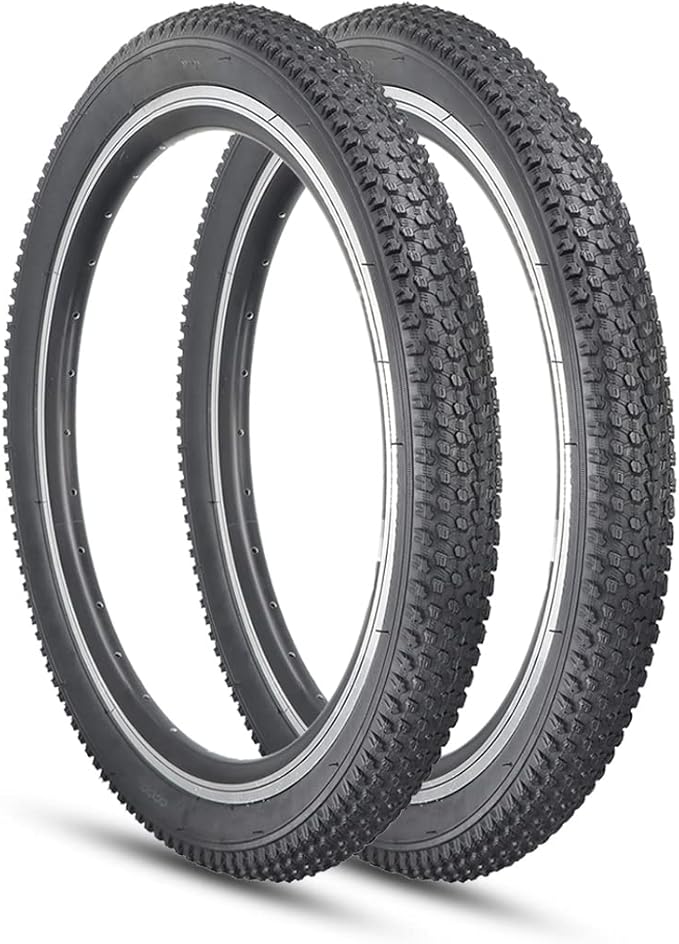 MOHEGIA Mountain Bike Tires - 20/24/26/27.5 Inch Folding MTB Bicycle Tires Replacement,Steel Bead All-Terrain and High-Performance Durable for Off-Road,Street & Trail Adventures