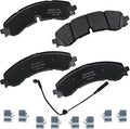 Bendix Premium SBC2250 Ceramic Brake Pads for Chevrolet Silverado 2500 HD 2024-2020,Silverado 3500 HD 2024-2020,Silverado 4500 HD 2021,4500 HD 2023,GMC Sierra 2500 HD 2024-2020,3500 HD 2024-2020