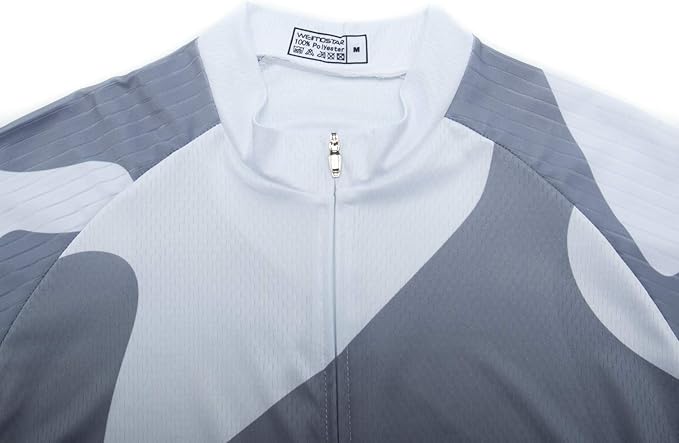Cycling Jersey Men USA Summer Bike Short Sleeve 3-Pockets Breathable Quick-Dry Shirt S-3XL