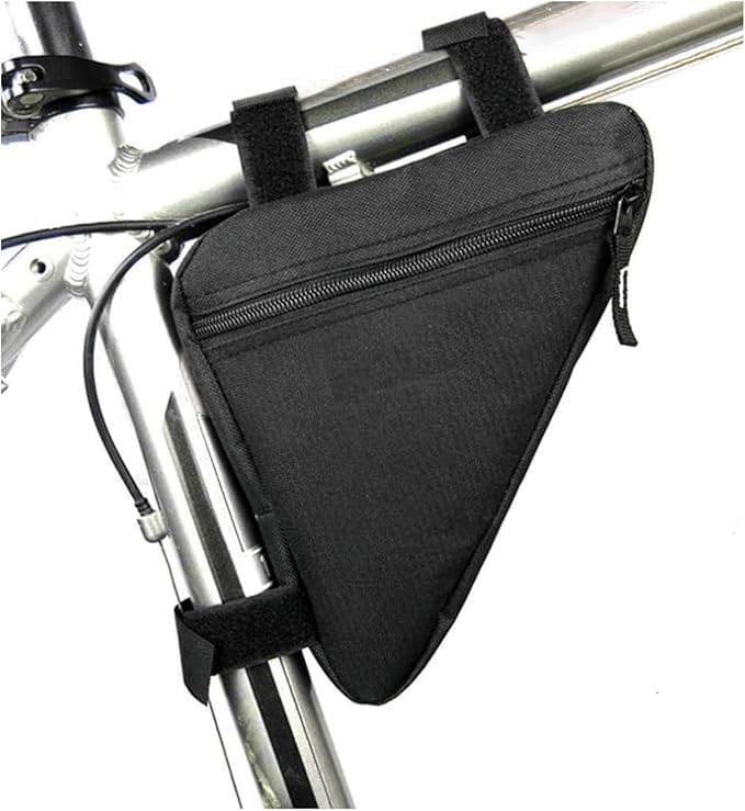 Bike Bag, Bicycle Frame Storage Bag, Bike Triangle Pouch, Bike Saddle Bag, Bike Top Tube Bag, Bike Seat Bag, Mountain Bike Accessories Pack for Phone, Wallet, Keys