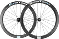 Superteam Carbon Disc Brake Wheelset 700c 50/25mm Paint-Free Wheel Tubeless Road Bike