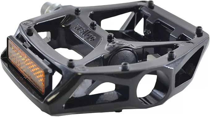 Wellgo MG3 Magnesium Pedals 9/16" for MTB BMX DH Platform DU Bearing, Black,WE3101