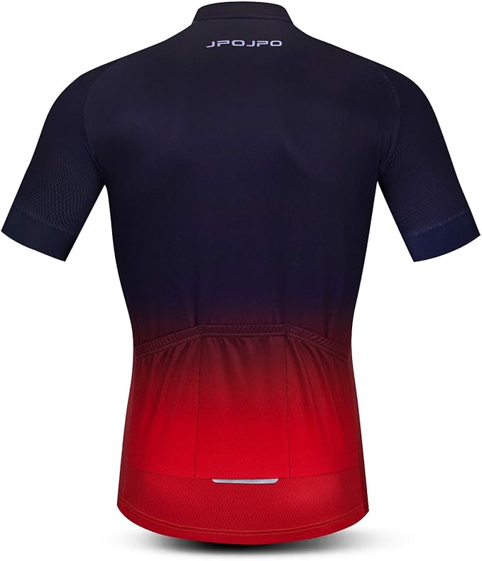 JPOJPO Men's Cycling Jersey Bike Shirt Short Sleeve MTB Summer Clothing Bicycle Tops Jacket S-3XL