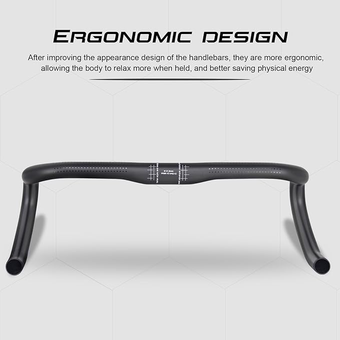 Alfa Pasca Carbon Road Bike Handlebars 31.8 Drop Handlebar Carbon Fiber Handle Bar 400/420/440mm Racing Bicycle Accessories UD Matte