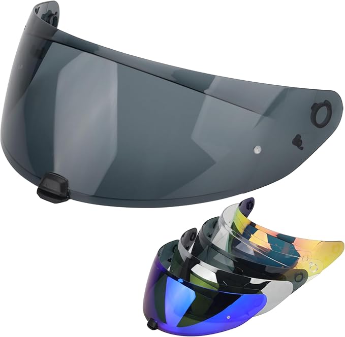 HJ-31 Shield Replacement Visor Fit for HJC i10 i70, Tinted Motorcycle Helmet Visor Motorcycle Helmet Accessories (Grizzly)
