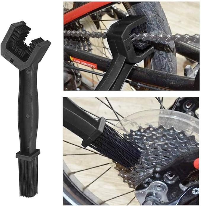 Bike Chain Cleaner Kit, Easy and Quick Clean Chains Scrubber Gear Brush Maintenance Cleaning Tool Set for Road Bicycle Mountain Bikes MTB