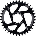 YBEKI Narrow-Wide Chainring 30T-38T - CNC 7075-T6 Aluminum MTB Chainwheel for SRAM GXP/XX1/X01 (3mm/6mm Offset) | Eagle Tooth Design | Ultra-Light 60-80g | Hard Anodized Black