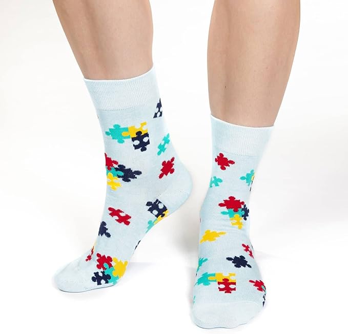 Good Luck Sock Novelty Crew Socks for Adults - For Men, Women and Teens