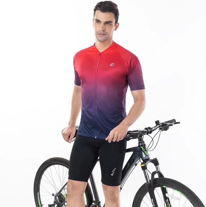 ROTTO Men's Cycling Shorts Padded Bike Shorts with Sponge & Gel Padding for Road & MTB Biking