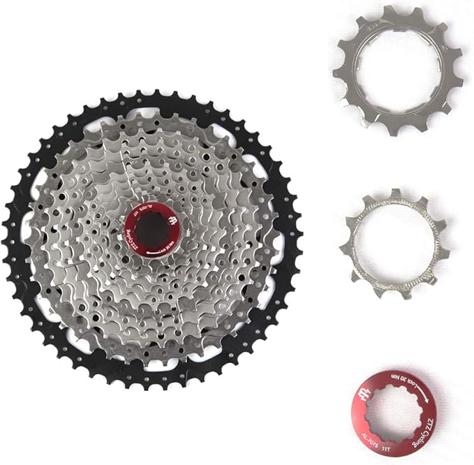 ZTZ 8/9/10/11 Speed Cassette, Ultralight Mountain Bike Cassettes Fit for Shimano/SRAM XC AM DH MTB BMX Chains Chainrings