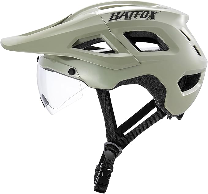 BATFOX NTA 8776 E-Bike & Mountain Bike Helmet for Adults Youth, E-MTB Cycling Helmet for Men Women (52-60CM)