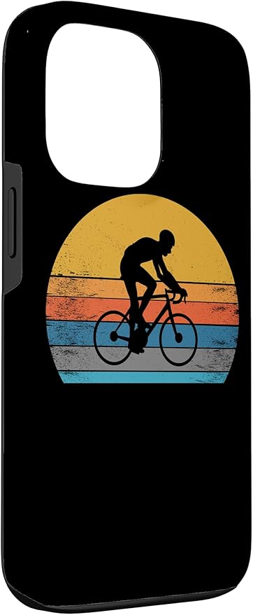 Racing Road Bike Vntage Cycling Riding Racing Bike Bicycle Case for iPhone 13 Pro