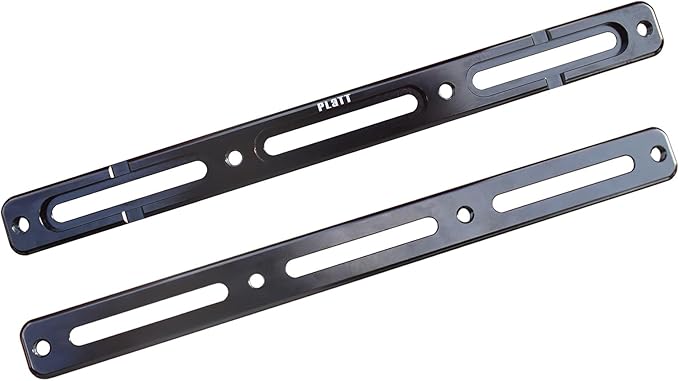 PLATT Bike Alt-Position Bottle Cage Mounts,Bike Bottle Cage Adapter,Bicycle B-RAD Mounting Base (Black,3 Slot)
