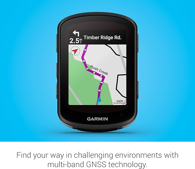 Garmin Edge 540 Solar, Solar-Charging GPS Cycling Computer with Button Controls, Targeted Adaptive Coaching, Advanced Navigation and More