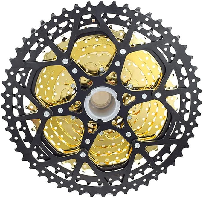 VG SPORTS 8/9/10/11/12 Speed Ultra-Light Bike Cassette for Mountain Bike 11-40T/11-42T/11-46T/11-50T/11-52T MTB Cassette Lightweight Aluminum Bracket Cassette