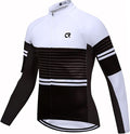 Coconut Ropamo CR Long Sleeve Cycling Jersey Mens, 3+1 Zipper Pockets Bicycle Tops Quick Dry Breathable Biking Shirt