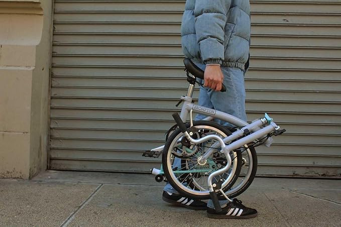 Brompton Folding Commuter Bike A Line 3-Speed | Compact, Lightweight, Urban Bike for Adults