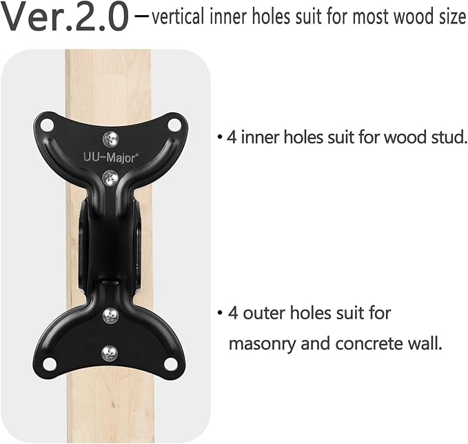 Bike Wall Mount,Heavy Duty Bike Hanger, Mounted Bike Hook for Garage Wall,Horizontal Bike Rack for MTB,Road And Hybrid Bikes Storage,Thicker Metal With Rubber Coating.(Adjustable*2 Pack)