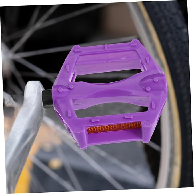 2pairs Flat Mountain Bike Pedals -Skid Outdoor Cycling Pedals for Youth and Adults Replacement Enhanced Grip for Rough Terrains