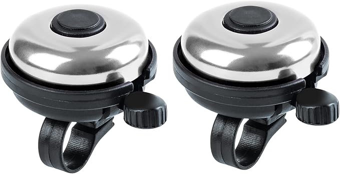 Classic Bike Bell, Aluminum Bicycle Bell, Loud Crisp Clear Sound Bicycle Bike Bell for Adults Kids