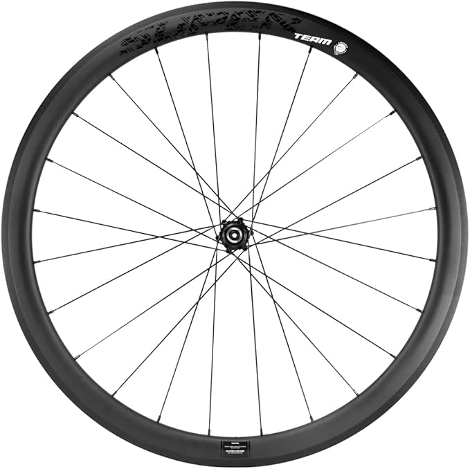 SUPERTEAM Carbon Road Bike Wheelset 40mm Tubeless Ready Rim 25mm Wide Straight Pull Sapim CX-Ray Spoke