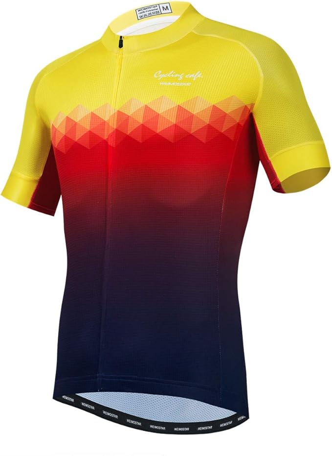 Hotlion Summer Cycling Jersey Men Mountain Bike Jersey Quick Dry Bicycle Shirt Short Sleeve Cycling Clothing