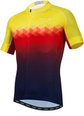 Hotlion Summer Cycling Jersey Men Mountain Bike Jersey Quick Dry Bicycle Shirt Short Sleeve Cycling Clothing