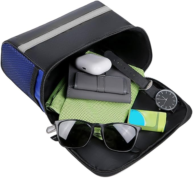 Bicycles Front Frame Storage Pouches with Reflectives Strips Road Bikes Handlebars Bag Cycling Accessories Easy installa