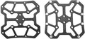 VBESTLIFE 1 Pair Aluminum Alloy Bike yle Clipless Pedal Platform Adapters for Shimano Spd Speedplay (Black, Red)(Black) Clipless Platform Adapter Spd Platform Adapter