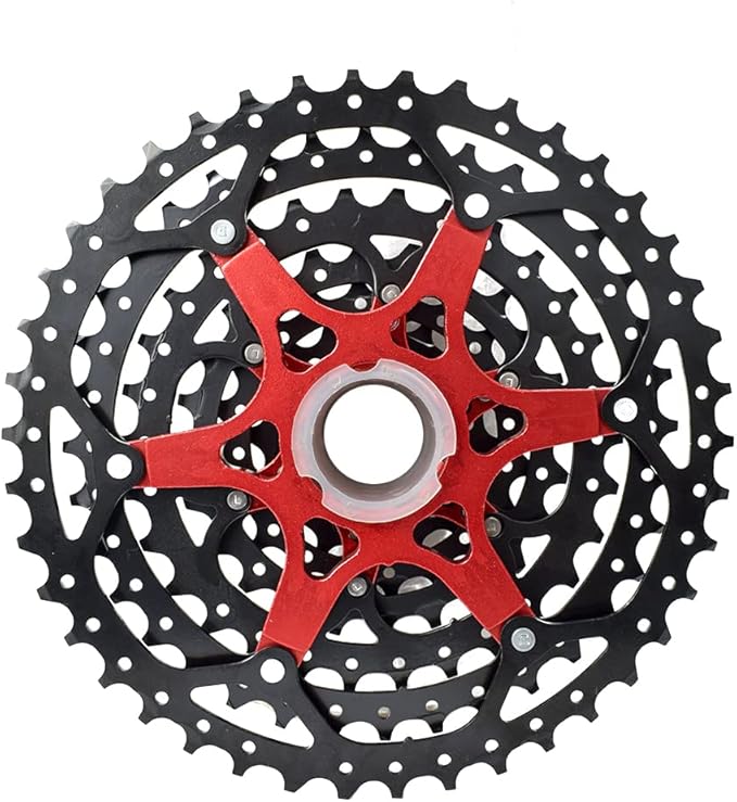 VG SPORTS 8/9/10/11/12 Speed Ultra-Light Bike Cassette for Mountain Bike 11-40T/11-42T/11-46T/11-50T/11-52T MTB Cassette Lightweight Aluminum Bracket Cassette