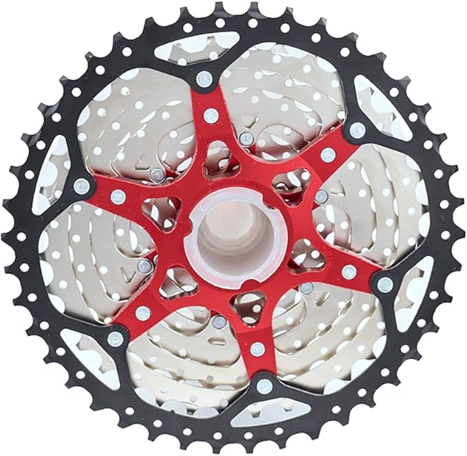 VG SPORTS 8/9/10/11/12 Speed Ultra-Light Bike Cassette for Mountain Bike 11-40T/11-42T/11-46T/11-50T/11-52T MTB Cassette Lightweight Aluminum Bracket Cassette