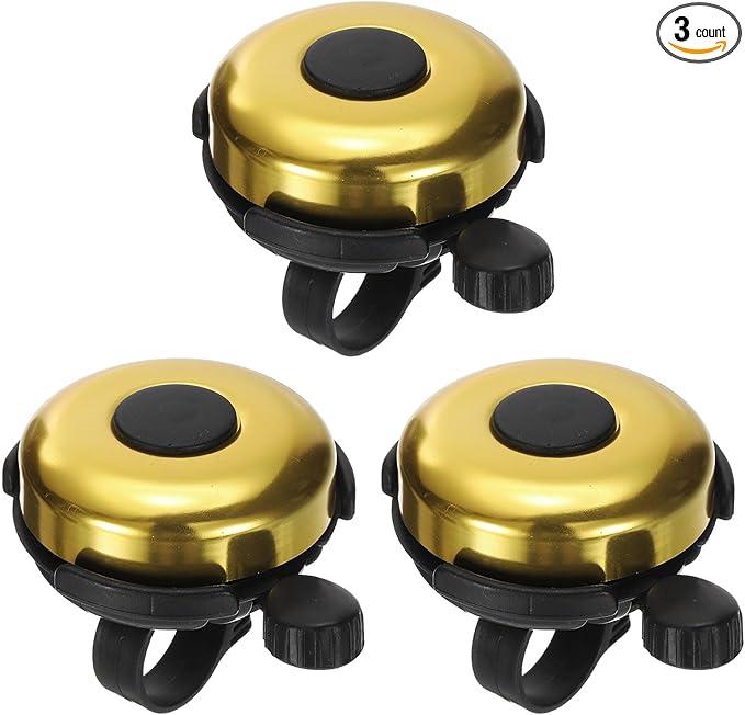 HARFINGTON Bike Bell Aluminum Classic Bicycle Bell with Loud Crisp Clear Sound Bike Ring Bell Bike Accessories for Adults Children Road Mountain Bike