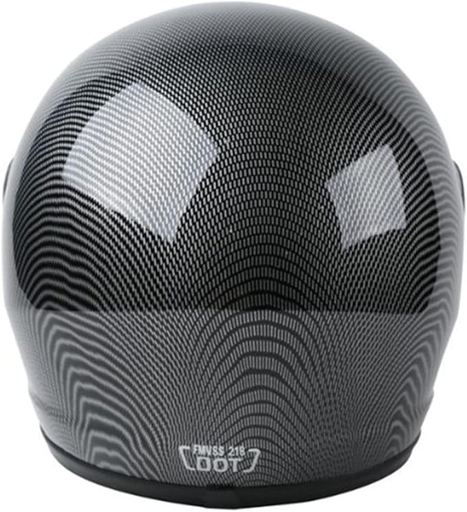 TCT-MOTORPARTS DOT Adult Helmet Carbon Fiber Full Face Street Bike Flip Up Motorcycle Shockproof Helmet for Women Men (XL)