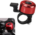 1-pack Clear Sound Brass Bicycle Bells, Crisp Loud Al Alloy Bicycle Bells, Universal for Mountain Bikes, Kids (Red #1)