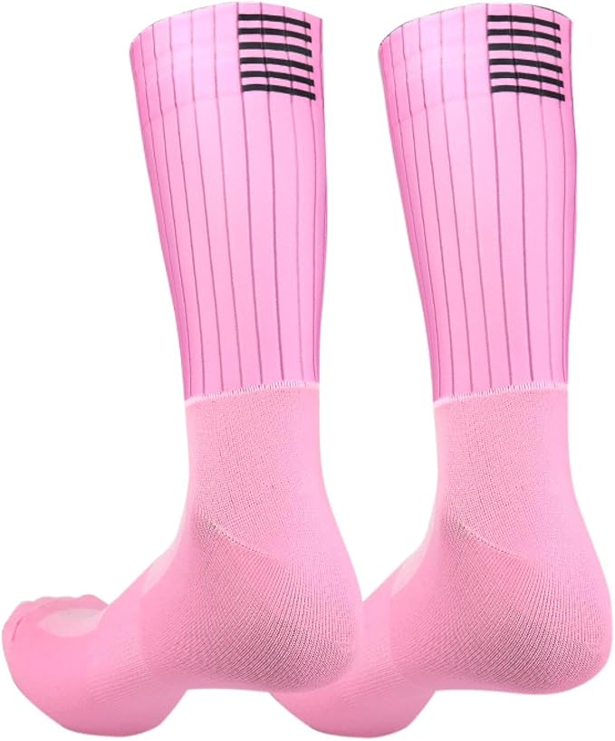 Aero Socks Cycling Men Women Non-Slip Silicone Aerodynamic Cycling Aero Socks one size 6-12