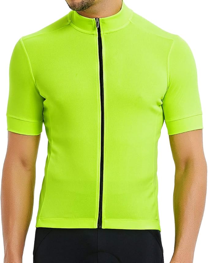CATENA Men's Cycling Jersey Short Sleeve Shirt Running Top Moisture Wicking Workout Sports T-Shirt