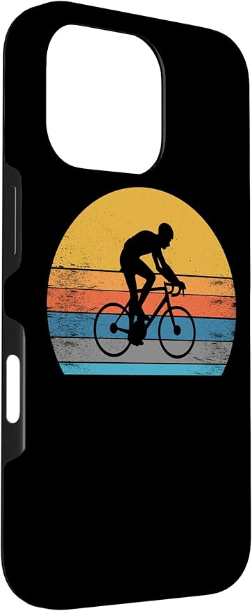 Racing Road Bike Vntage Cycling Riding Racing Bike Bicycle Case for iPhone 16 Pro