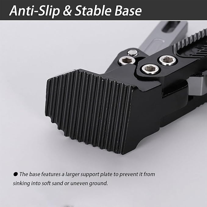 Motorcycle Adjustable Kickstand for Kawasaki KX450 2002-2025, Aluminum Side Stand Non Slip Foot Pad Stable Parking Support Motorcycle Scooter Bike,Blue