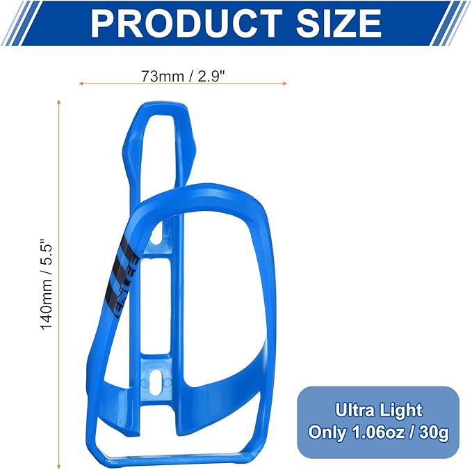 HARFINGTON Bicycle Water Bottle Holder Lightweight Universal Bike Bottle Cages Top Load Cycling Cup Holder for MTB Road Gravel