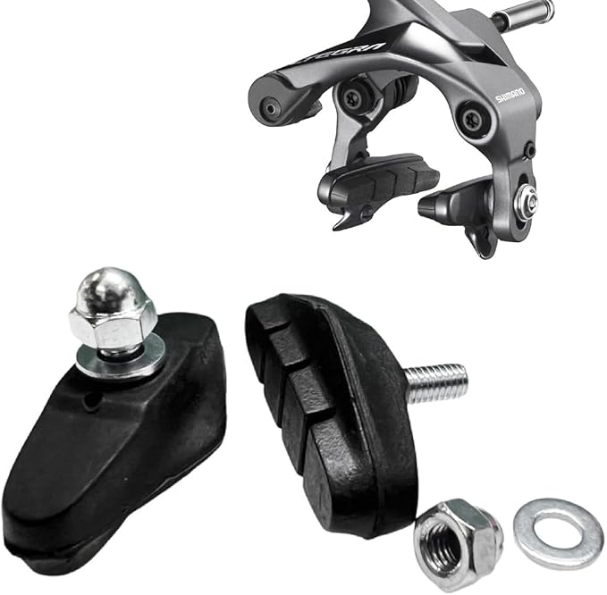 C Brake Pads for Road Bike BMX City Bicycle Brake Pads Replacement Brake Shoes 48mm, Pair