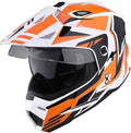 1Storm Dual Sport Motorcycle Motocross Off Road Full Face Helmet Dual Visor: HF802