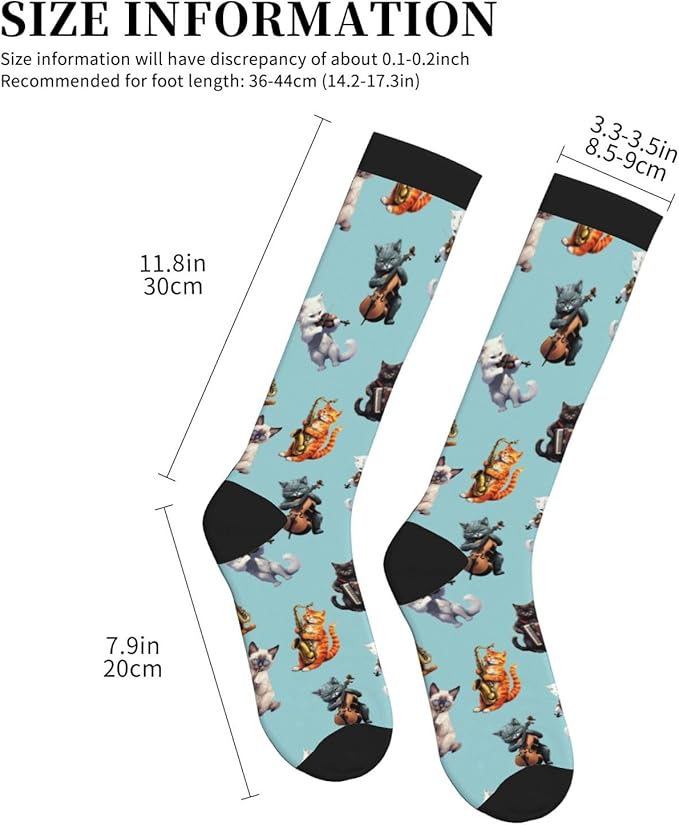 bassyil Compression Socks for Women & Men Circulation 15-20 mmHg Knee High Best Support for Nurses Travel Running Athletic