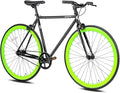 AVASTA Single-Speed Fixed Gear Urban Commuter Fixie Bike Flip Flop Hub Bicycle, Multiple Colors