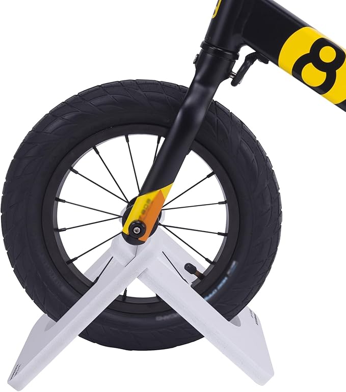 SHIDOW PVC Bike Stand, Indoor Bike Stand, Children's bike display stand, Bike Stand Floor Bicycle Rack for Bike and Balance Bike Indoor Storage (white)